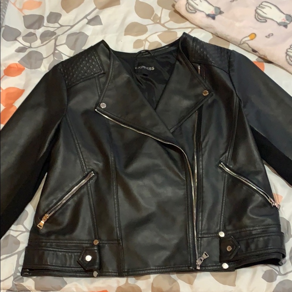Express leather jacket